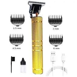 Професійна бездротова машинка для стриження волосся Geemy Gm 6603 машинка для волосся бороди золотистий