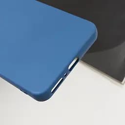 Чохол TPU GETMAN Liquid Silk Full Camera для Xiaomi Redmi Note 13 Pro 4G / Poco M6 Pro 4G / Note 14S Синій / Navy Blue - мініатюра 3