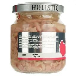Вологий корм для цуценят Basttet'o Holistic шматочки філе індички в желе 130 г - мініатюра 2