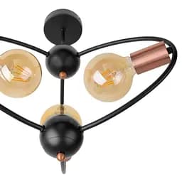 Люстра Brille лофт стельова в спальню Е27 60W G (BL-997S/3) - мініатюра 4
