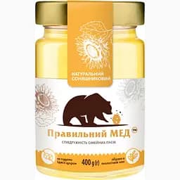 Мед Правильний мед Соняшниковий, 400 г (894385)