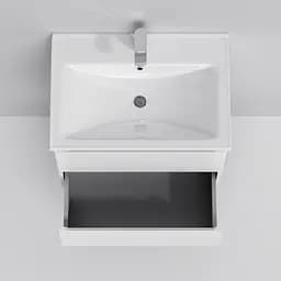 Тумба підвісна AM.PM X - Joy 65 см з умивальником M85-FHX0652-WC0652WG38 - мініатюра 5