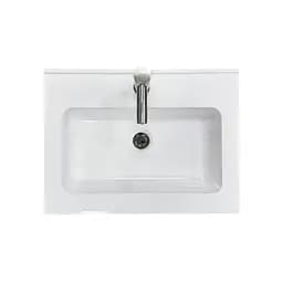 Раковина накладна Adamant FLATE 60, прямокутна, з сифоном Click-Clack + змішувач (4824296207701) - мініатюра 4