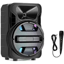 Музична Колонка Bluetooth S8007 з мікрофоном і LED