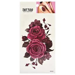 Тимчасове татуювання Червона троянда Tattoo 1020-HM1051