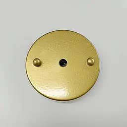 Одинарна кругла стельова основа у золотому кольорі 10х2 см | Line F | Арт. BASE 1 GD