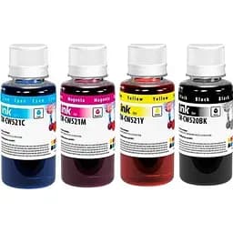 Комплект чорнил ColorWay Canon PG-510/CLI-521 BK/С/M/Y 4х100 мл (CW-CW520/CW521SET01)
