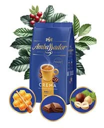 Кава в зернах Ambassador Crema 1 кг - мініатюра 2