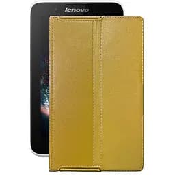 Чохол StatusCASE з екошкіри для планшету Lenovo A7-30 A3300 Золотий