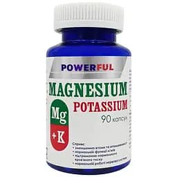 Магній + калій Powerful 90 капсул