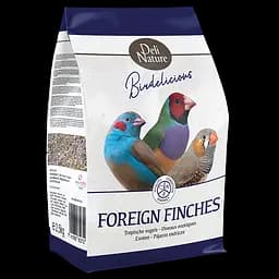 Повнораціонний корм для тропічних птахів в`юрків з вітамінами Deli Nature BIRDELICIOUS FOREIGN FINCHES 0.8кг