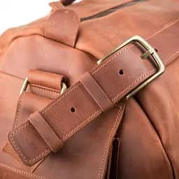 Сумка дорожня Grande Pelle 11047 вінтажна шкіра коричнева