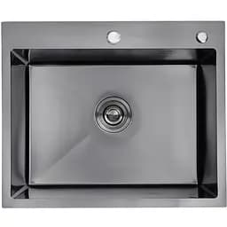 Кухонная мойка Kroner KRP Schwarze - 6050HM PVD (3,0/1,0 мм) (CV025260)