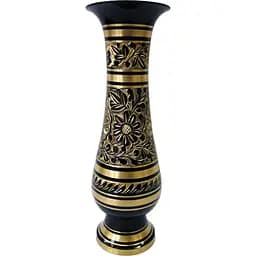 Ваза бронзова чорна 24.5х7.5х7.5 см
