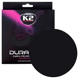Губка для полірування K2 Duraflex фінішна чорна 150*25мм на липучці(L614)