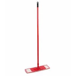 Плоская швабра с микрофибровой насадкой для мытья пола Красный 88130