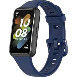 Силіконовий ремінець BeCover для Huawei Band 7/Honor Band 7 Deep Blue (709460)