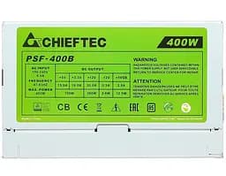 БЖ 400W Chieftec SMART PSF-400B, 80 mm, ~85%, Bulk - мініатюра 5
