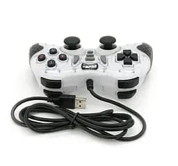 Геймпад джойстик Microkingdom 8700 DoubleShock USB White - мініатюра 2