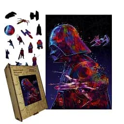 Дерев'яний фігурний пазл Тінь Імперії, А5, Картонна коробка 35 елементів