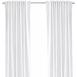 Шторы на кухню и комнату Cosas Snow CS1,180х250 см 2 шт белый (Curtains_01White_DUK_180x250)