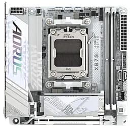 Материнська плата Gigabyte X870I AORUS PRO ICE (X870I AORUS PRO ICE) (Socket AM5, AMD X870, Mini-ITX)