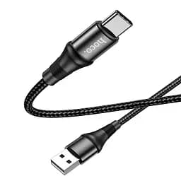 Кабель Hoco Type-C Excellent charging data cable X50, 3 Аа 1 м черный