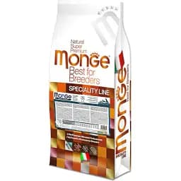 Сухий корм Monge Dog All breeds Adult, для дорослих собак усіх порід, ягня з рисом, 15 кг