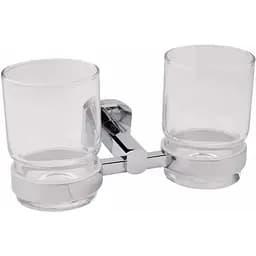 Склянка подвійна Qtap Liberty CRM 1155 хром