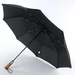 Чоловіча складана парасолька повний автомат Art Rain 102 см чорна - мініатюра 3
