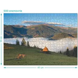 Пазл DoDo Осінні Карпати, Україна, 500 елементів (301154) - мініатюра 3