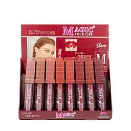 Набор помад для губ жидких матовых Lip Gloss Magic Your Life 24 шт