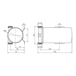 Насос для підвищення тиску Forwater W15G-15 CV021651 - мініатюра 2