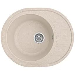 Мойка кухонная Valetti 23N гранитная 610х490 мм бежевая