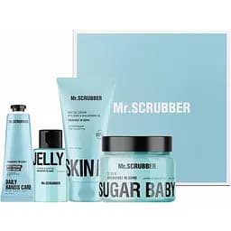 Подарочный набор Mr.Scrubber Breakfast in Soho: Сахарный скраб 450 г + Крем-гель для тела 150 мл + Крем для рук 30 г + Гель для душа 100 мл