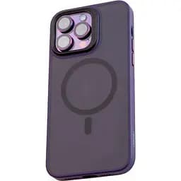 Чехол Blueo Frosted Anti-Drop with MagSafe для Apple iPhone 14 Pro Deep Purple [84455]