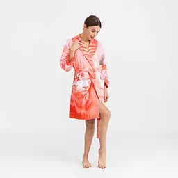 Халат жіночий з плюшевого велюру Asia 18323 L-XL