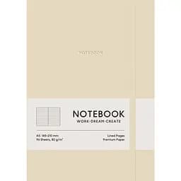 Блокнот "Notebook" у лінію (капучино)