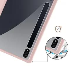 Чохол TPUCristal SlimTPU Spen holder Samsung Galaxy Tab S9/S9 Fe Світло-рожевий - мініатюра 5