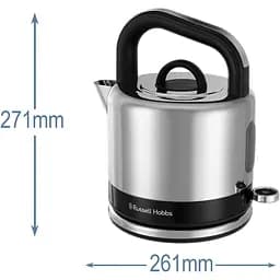 Електрочайник Russell Hobbs Distinctions Ocean 1.5 л сріблясто-чорний (26420-70) - мініатюра 5