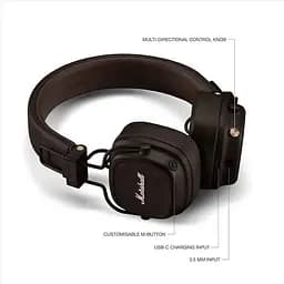 Бездротові накладні навушники Marshall Major V (1006834) Brown (коричневі) - мініатюра 7