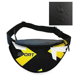 Сумка-бананка чоловіча/жіноча Sport 32×16 см з розширювачем поясна сумка або сумка через плече (02899)