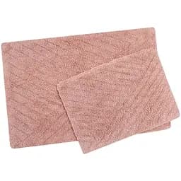 Набір килимків Irya Gestro gul kurusu 90х60 см та 60х40 см світло-рожевий (svt-2000022273749)