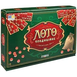 Настільна гра Strateg Традиційне Лото 30488 бочки 90 шт.