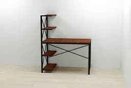 Комп'ютерний стіл Ferrum-decor Джек 75x140x60 Чорний ДСП Венге (FRD-105328)