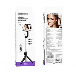 Селфі-монопод BOROFONE Cool line tripod telescopic selfie stick DBY01 BT5.2, 70 сm, 4.5-7 - мініатюра 2