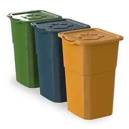 Набір баків сортувальних Eco Plastmeccanica  50 л  3 шт. (00-00020033) - мініатюра 2