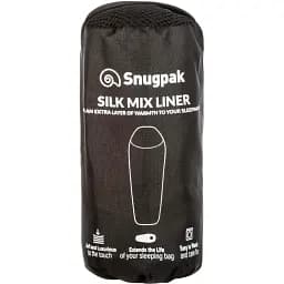 Вкладиш в спальний мішок Silk Mix Liner Black - мініатюра 2