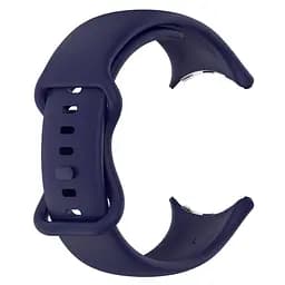 Силіконовий ремінець на смарт годинник Google Pixel Watch 41mm/2 41mm/3 41mm/4 41mm, Silicone, midnight blue, зі зручною застібкою, на фітнес браслет, ArmorStandart (ARM75435) - мініатюра 3