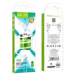 Кабель Hoco X83 iP Victory charging data cable Білий - мініатюра 2